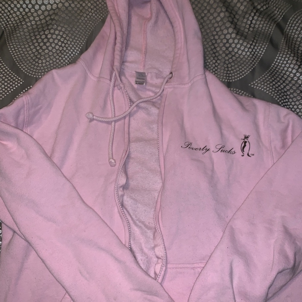 Poverty Sucks Zip Up Hoodie